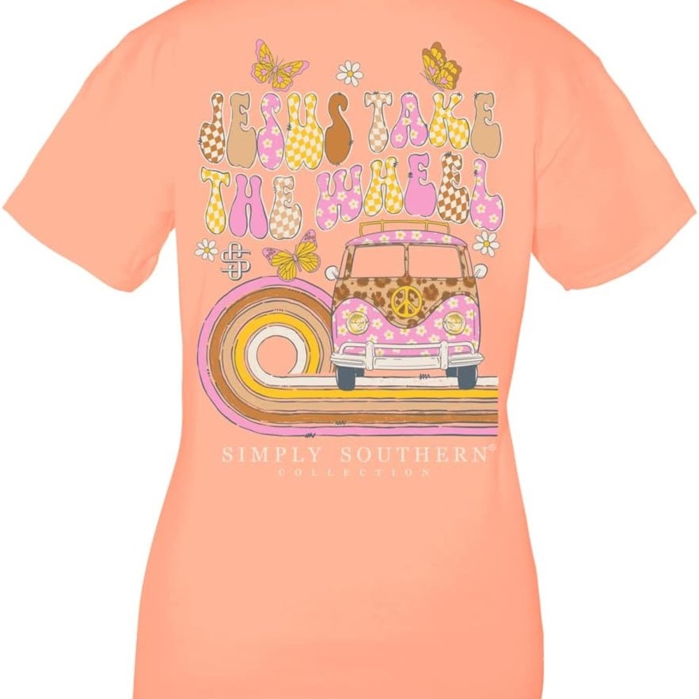 Simply Southern Peach T-Shirt